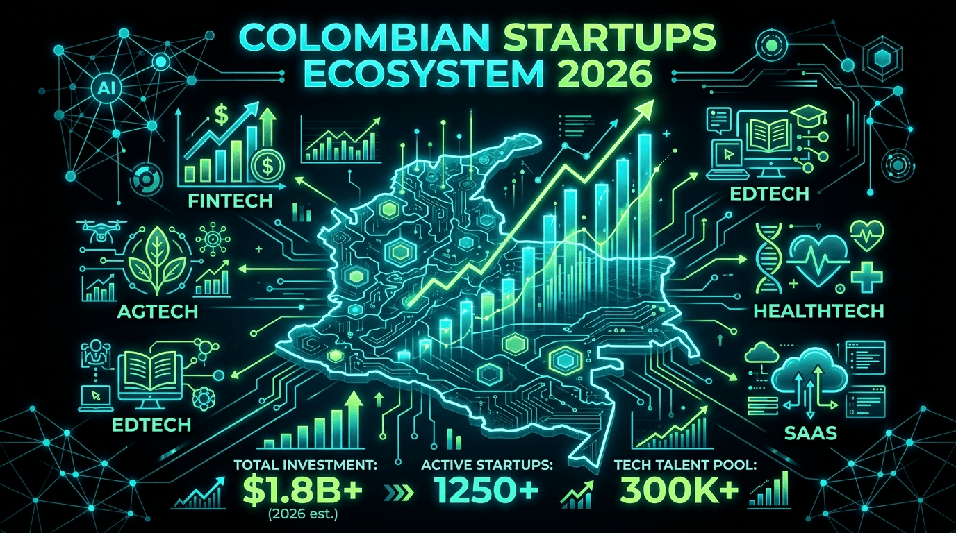 Startups Colombia 2026: 2.295 Empresas Giran Hacia la IA Aplicada